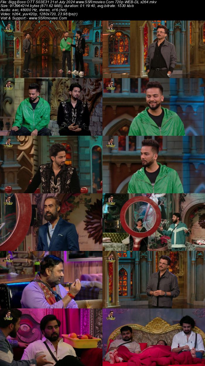 Bigg Boss OTT S03E31 21st July 2024 (Weekend Ka Vaar) 720p 480p WEB-DL x264 Watch and Download