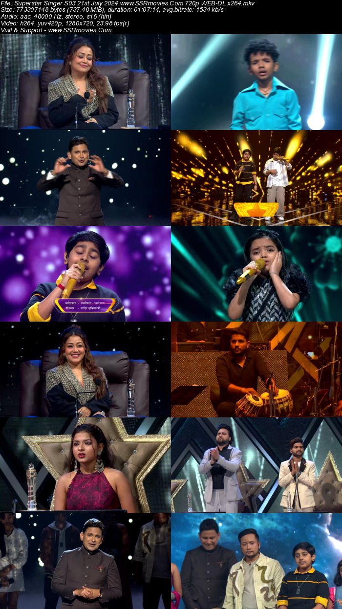 Superstar Singer S03 21st July 2024 720p 480p WEB-DL x264 Watch and Download