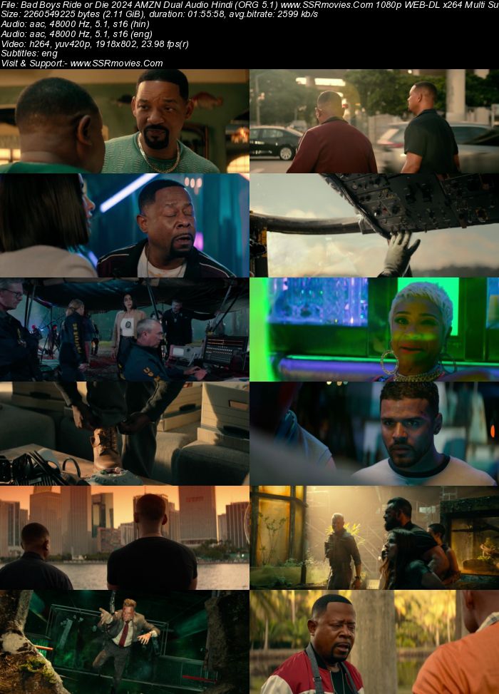 Bad Boys: Ride or Die 2024 Dual Audio Hindi (ORG 5.1) True 4K 1080p 720p 480p WEB-DL x264 Multi Subs Full Movie Download