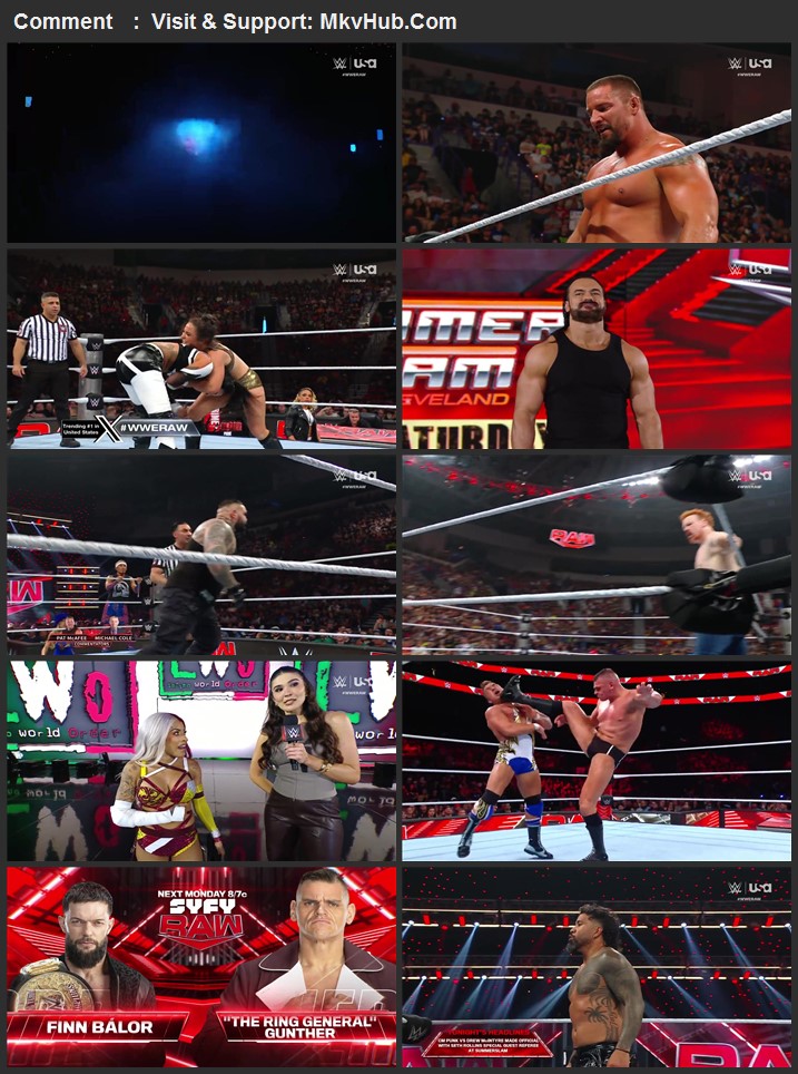 WWE Monday Night Raw 22nd July 2024 720p 1080p WEBRip x264 4.3GB Download