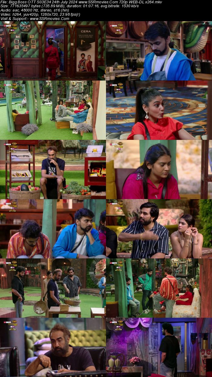 Bigg Boss OTT S03E34 24th July 2024 720p 480p WEB-DL x264 Watch and Download