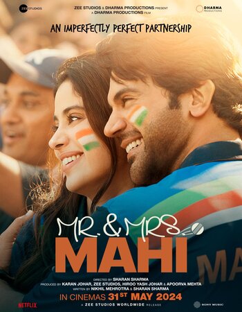 Mr and Mrs Mahi 2024 NF Hindi (ORG 5.1) 720p 1080p WEB-DL x264 ESubs