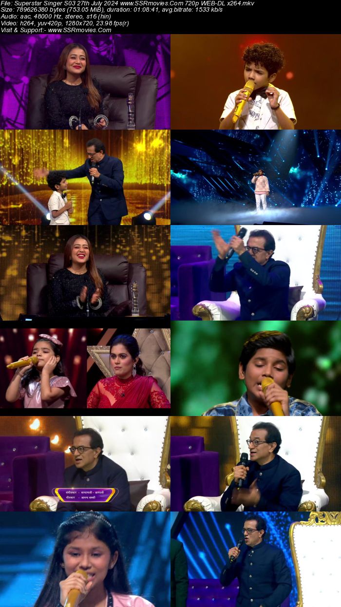 Superstar Singer S03 27th July 2024 720p 480p WEB-DL x264 Watch and Download