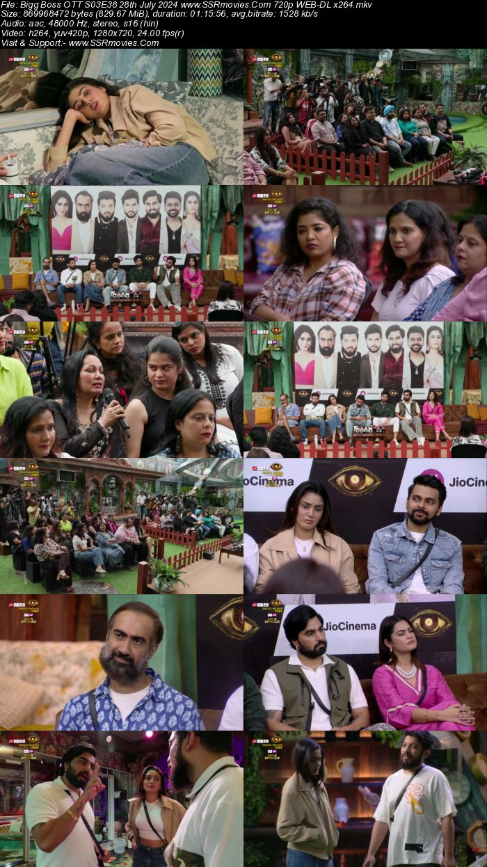 Bigg Boss OTT S03E38 28th July 2024 720p 480p WEB-DL x264 Watch and Download