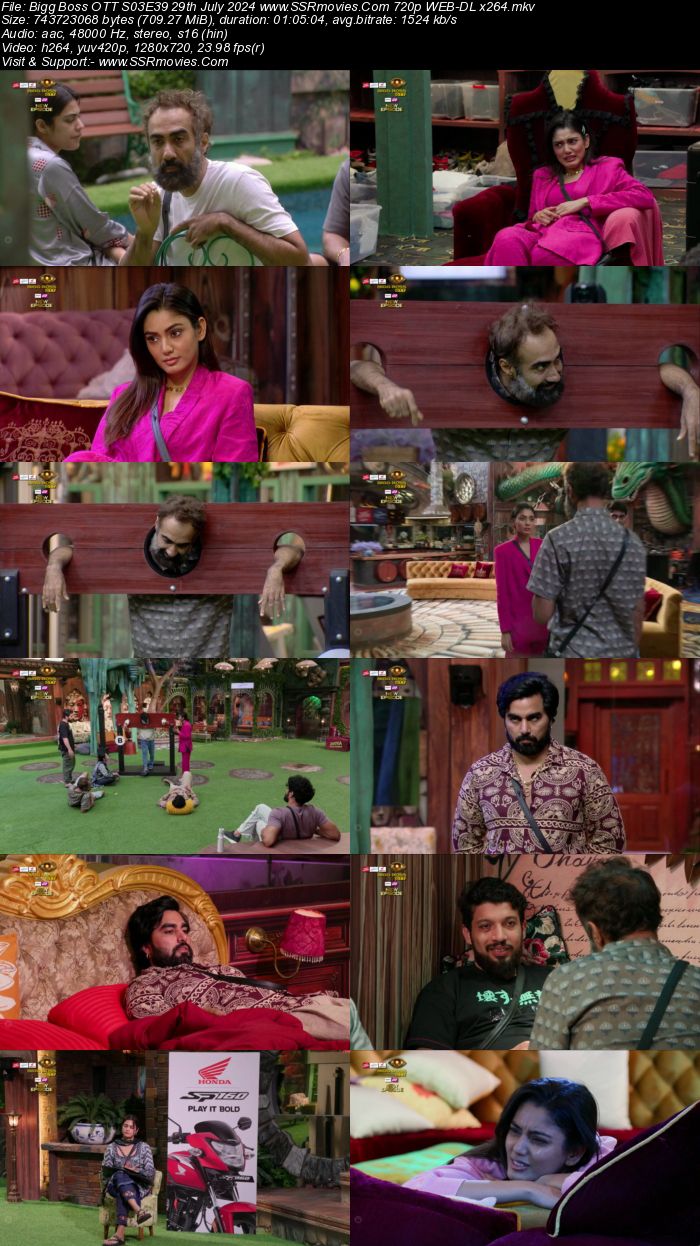 Bigg Boss OTT S03E39 29th July 2024 720p 480p WEB-DL x264 Watch and Download