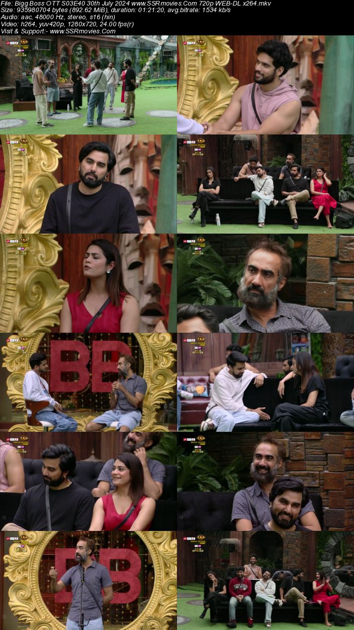 Bigg Boss OTT S03E40 30th July 2024 720p 480p WEB-DL x264 Watch and Download