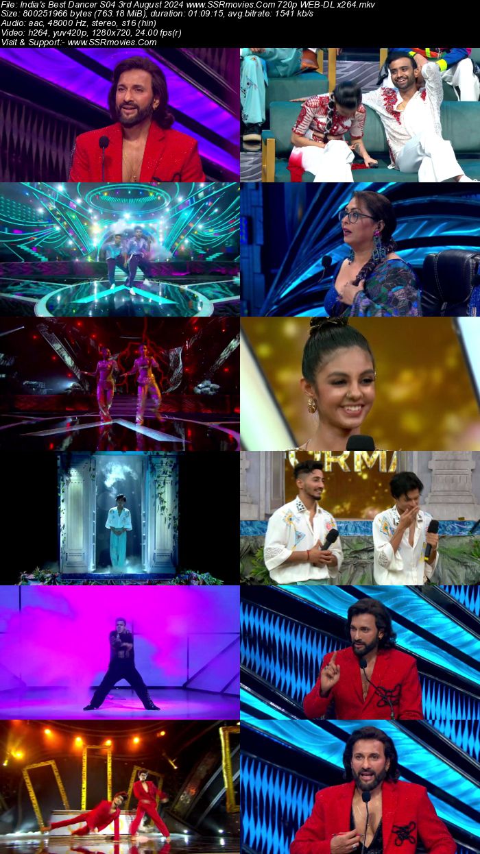 India's Best Dancer S04 3rd August 2024 720p 480p WEB-DL x264 Watch and Download