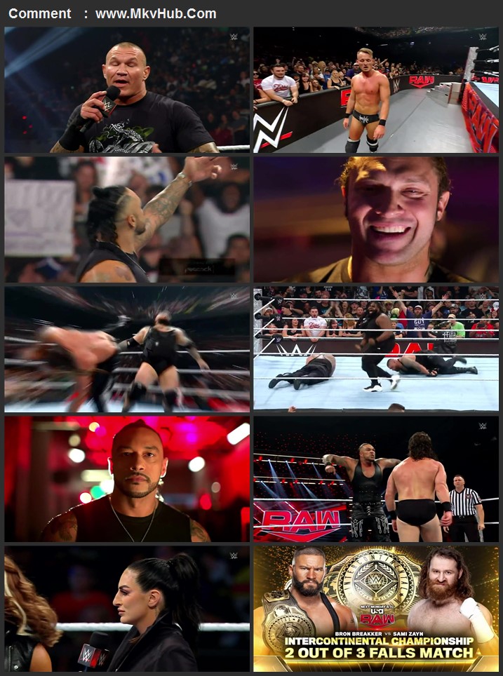 WWE Monday Night Raw 5th August 2024 720p 1080p WEBRip x264 4.8GB Download