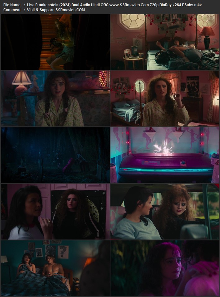 Lisa Frankenstein 2024 Dual Audio Hindi ORG 1080p 720p 480p BluRay x264 ESubs ESubs Full Movie Download
