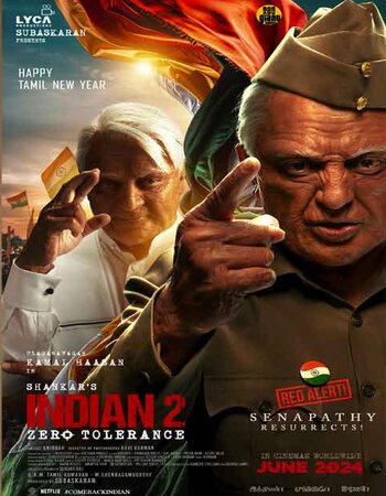 Indian 2 2024 Dual Audio [Hindi-Tamil] Cleaned 720p 1080p WEB-DL ESubs Download