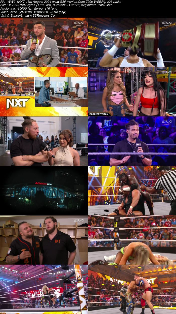 WWE NXT 13th August 2024 720p 480p WEBRip x264 Watch and Download