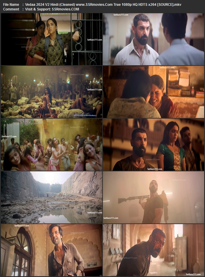 Vedaa 2024 V2 Hindi (Cleaned) 1080p 720p 480p HQ HDTS x264 Full Movie Download