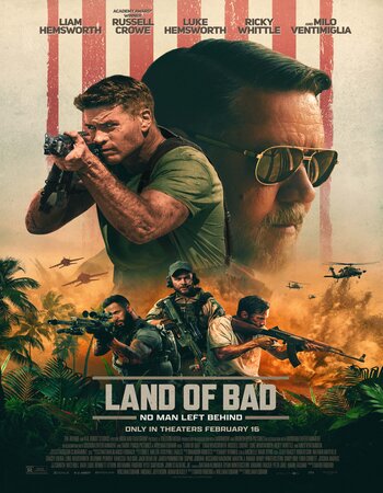 Land of Bad 2024 AMZN Dual Audio Hindi (ORG 5.1) 1080p 720p 480p WEB-DL x264 ESubs Full Movie Download