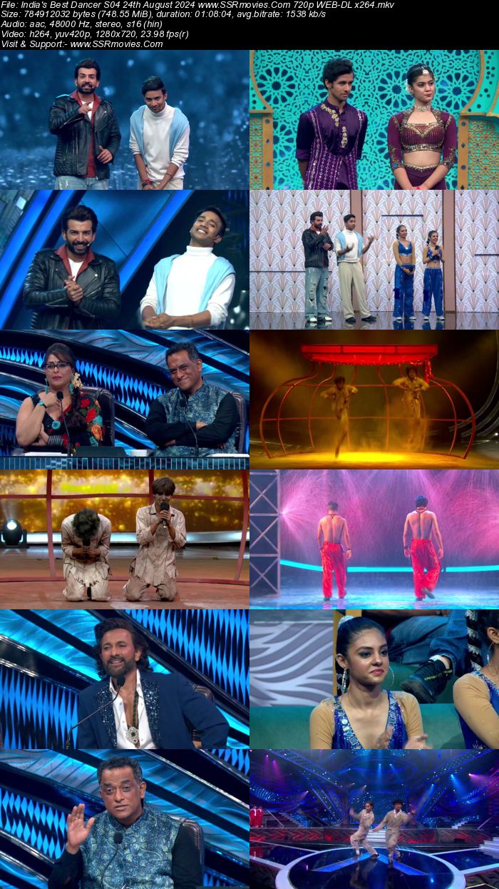 India's Best Dancer S04 24th August 2024 720p 480p WEB-DL x264 Watch and Download