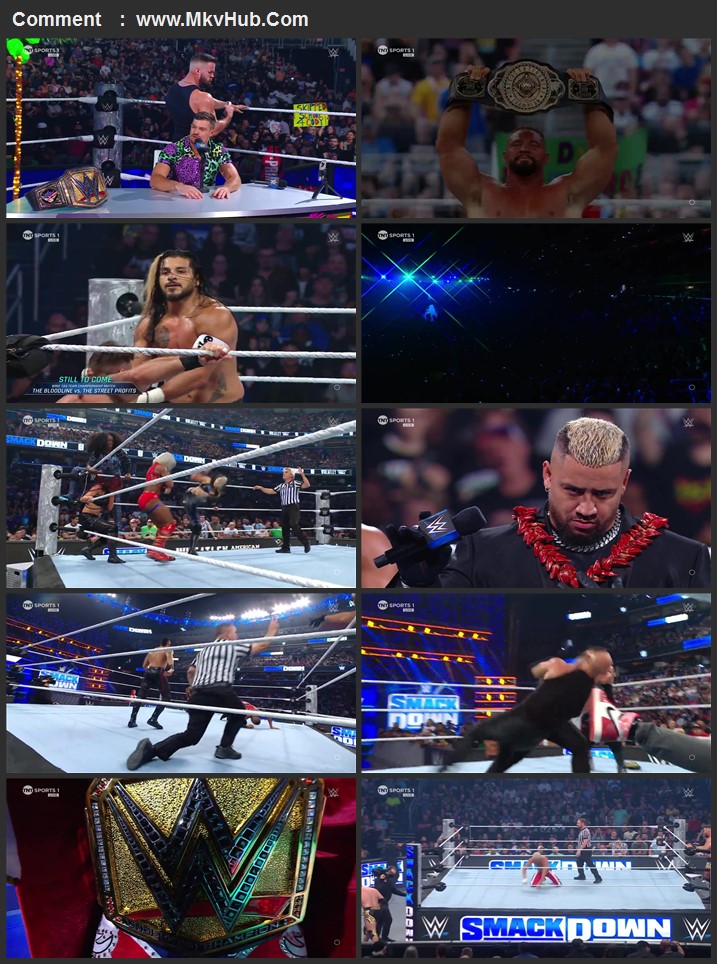 WWE Friday Night SmackDown 23rd August 2024 720p 1080p WEBRip x264 2.9GB Download