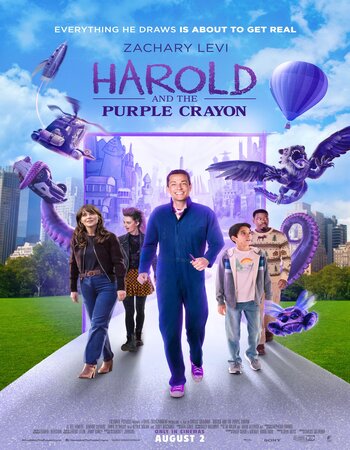 Harold and the Purple Crayon 2024 Dual Audio Hindi (ORG 5.1) 1080p 720p 480p WEB-DL x264 ESubs ESubs Full Movie Download