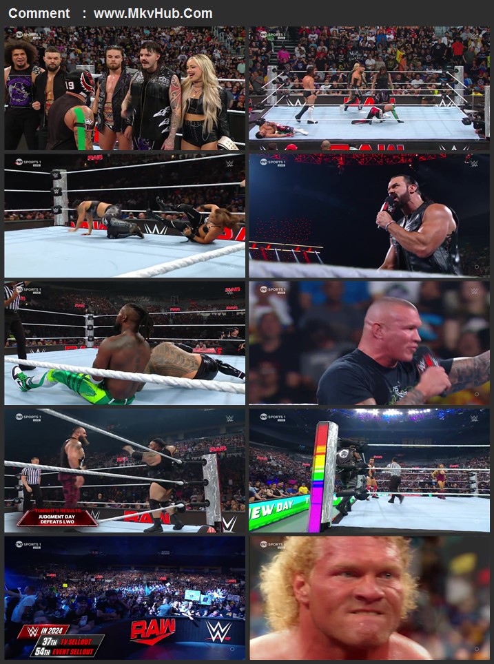 WWE Monday Night Raw 26th August 2024 720p 1080p WEBRip x264 4.1GB Download