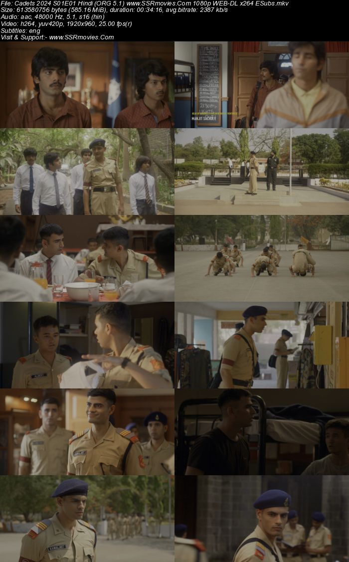 Cadets 2024– Hindi (ORG 5.1) 1080p 720p 480p WEB-DL x264 ESubs ESubs Full Movie Download