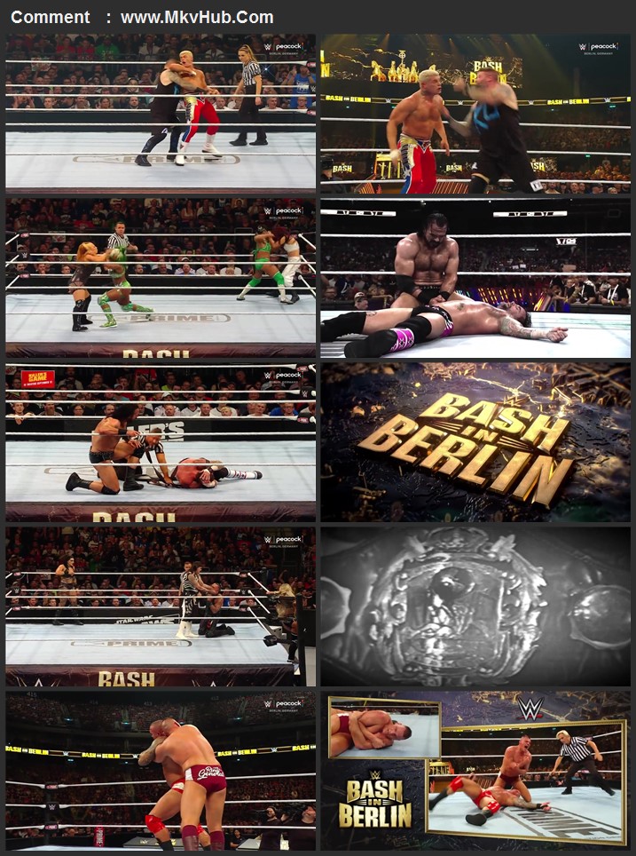 WWE Bash In Berlin 2024 PPV 720p 1080p WEBRip x264 6.1GB Download