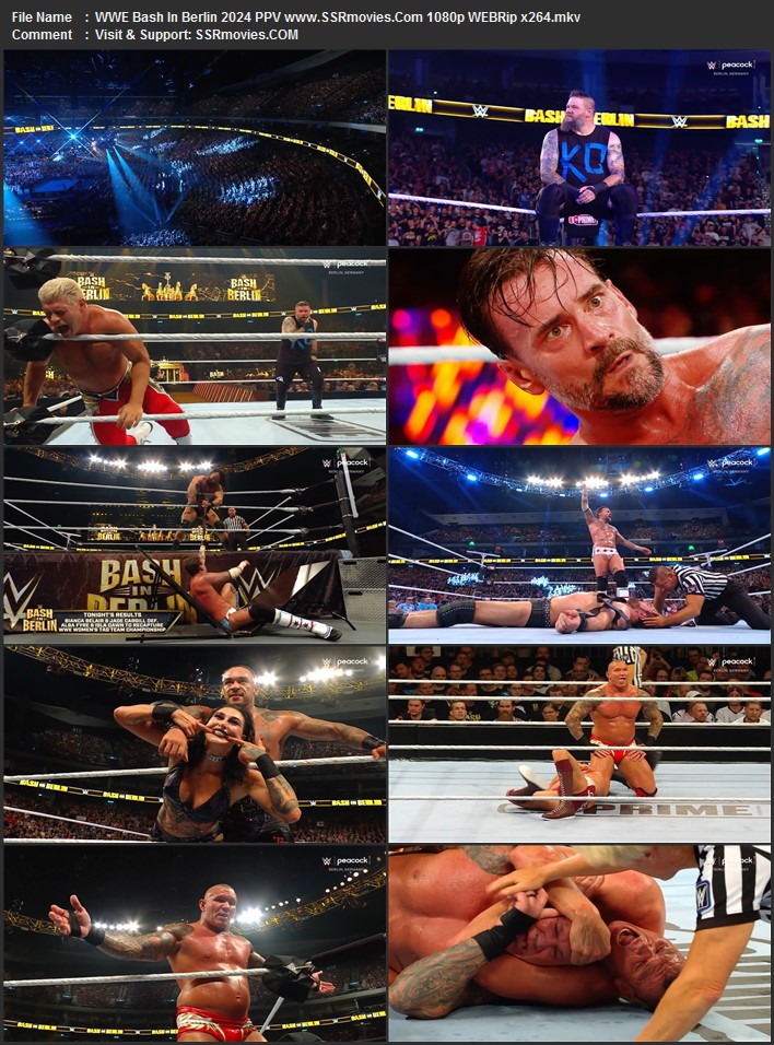 WWE Bash In Berlin 2024 PPV 1080p 720p 480p WEBRip x264 Watch & Download