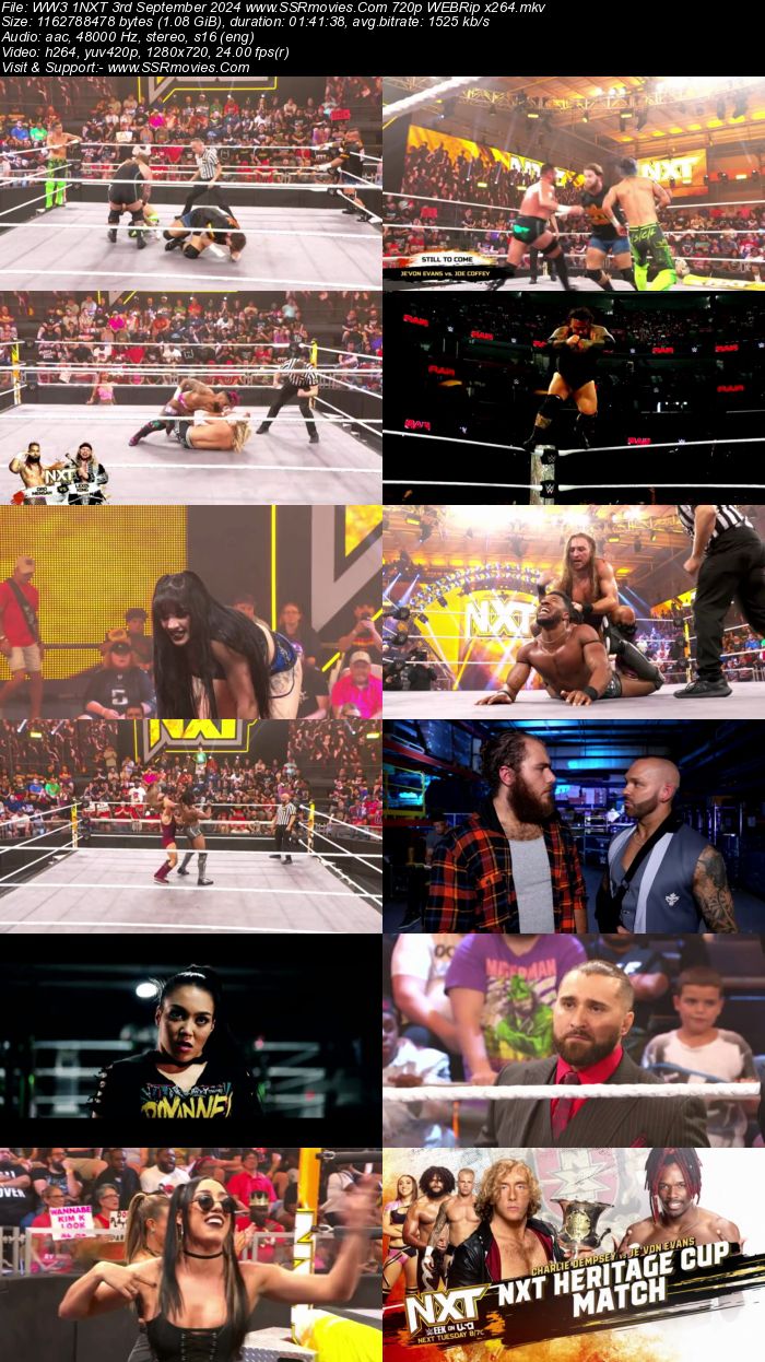 WWE NXT 3rd September 2024 720p 480p WEBRip x264 Watch and Download