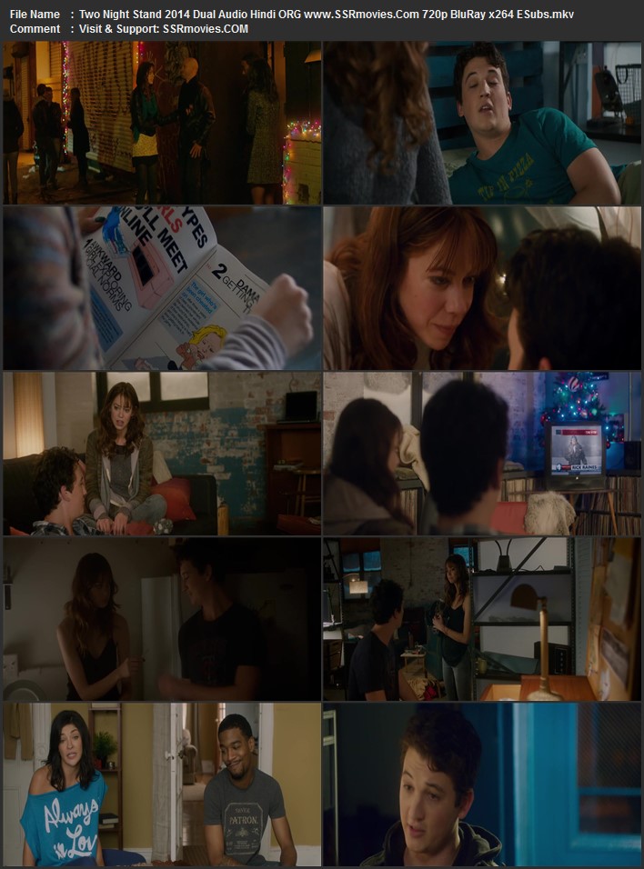 Two Night Stand 2014 English 1080p 720p 480p BluRay x264 ESubs ESubs Full Movie Download