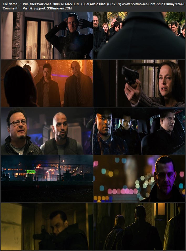 Punisher: War Zone 2008 Dual Audio Hindi (ORG 5.1) 1080p 720p 480p BluRay x264 ESubs ESubs Full Movie Download