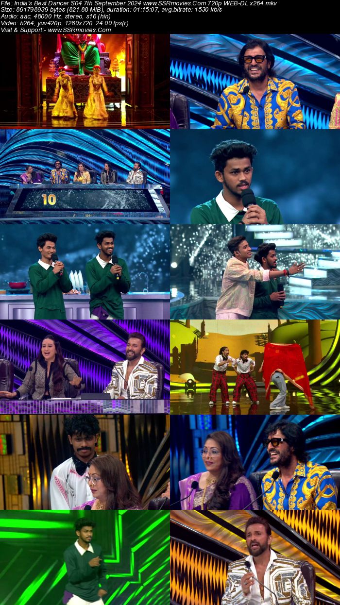 India's Best Dancer S04 7th September 2024 720p 480p WEB-DL x264 Watch and Download