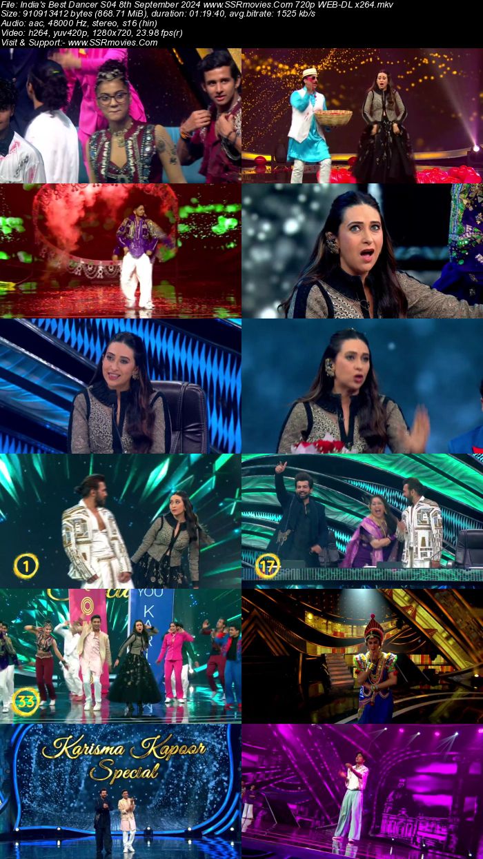 India's Best Dancer S04 8th September 2024 720p 480p WEB-DL x264 Watch and Download