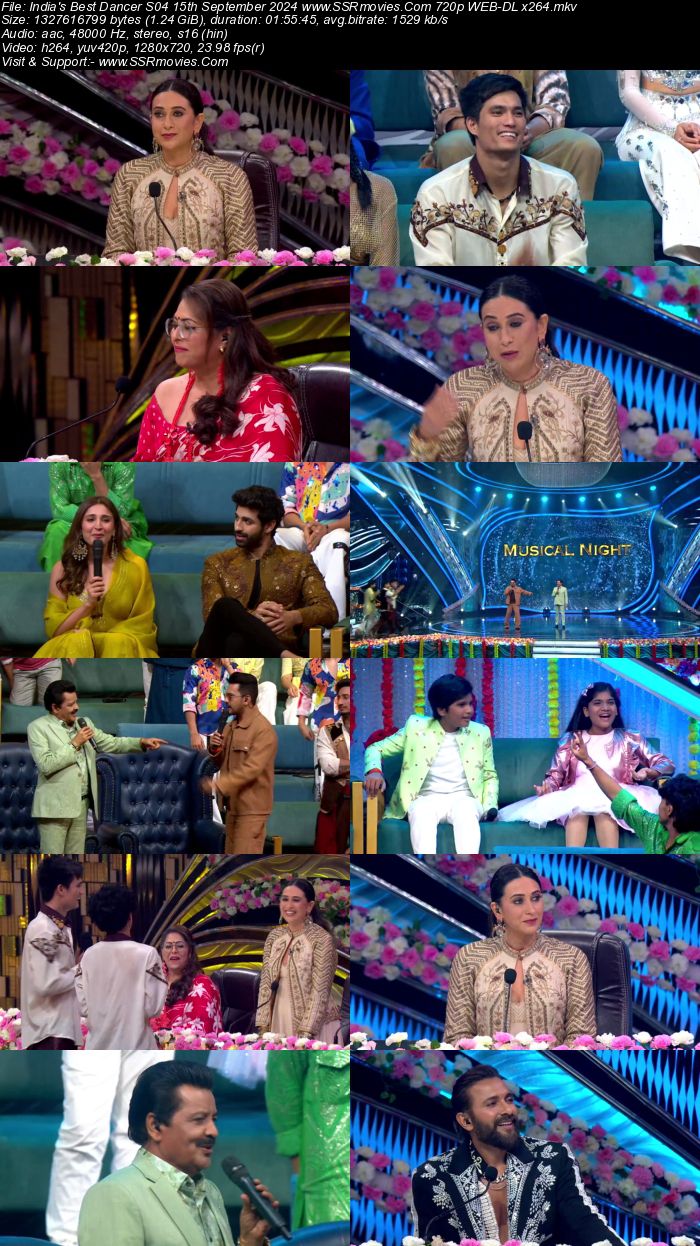 India's Best Dancer S04 15th September 2024 720p 480p WEB-DL x264 Watch and Download