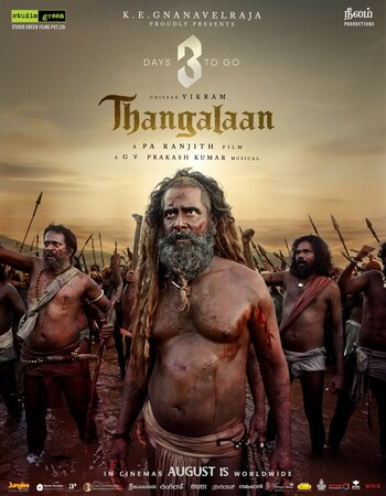 Thangalaan 2024 UNCUT Dual Audio [Hindi-Tamil] ORG 5.1 720p 1080p WEB-DL ESubs