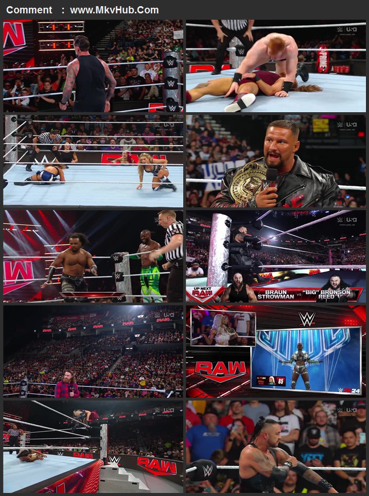 WWE Monday Night Raw 16th September 2024 720p 1080p WEBRip x264 4.3GB Download