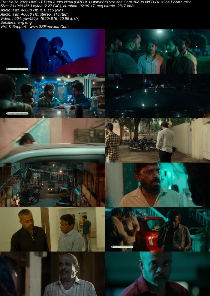 Selfie 2022 UNCUT Dual Audio Hindi (ORG 5.1) 1080p 720p 480p WEB-DL x264 ESubs Full Movie Download