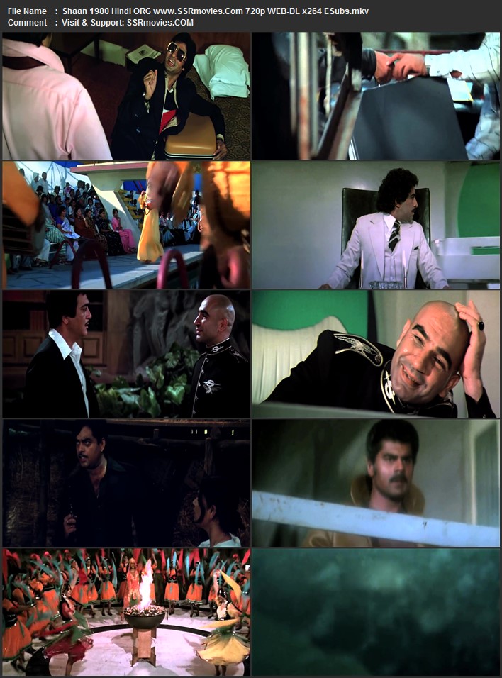 Shaan 1980 Hindi 1080p 720p 480p WEB-DL x264 ESubs ESubs Full Movie Download