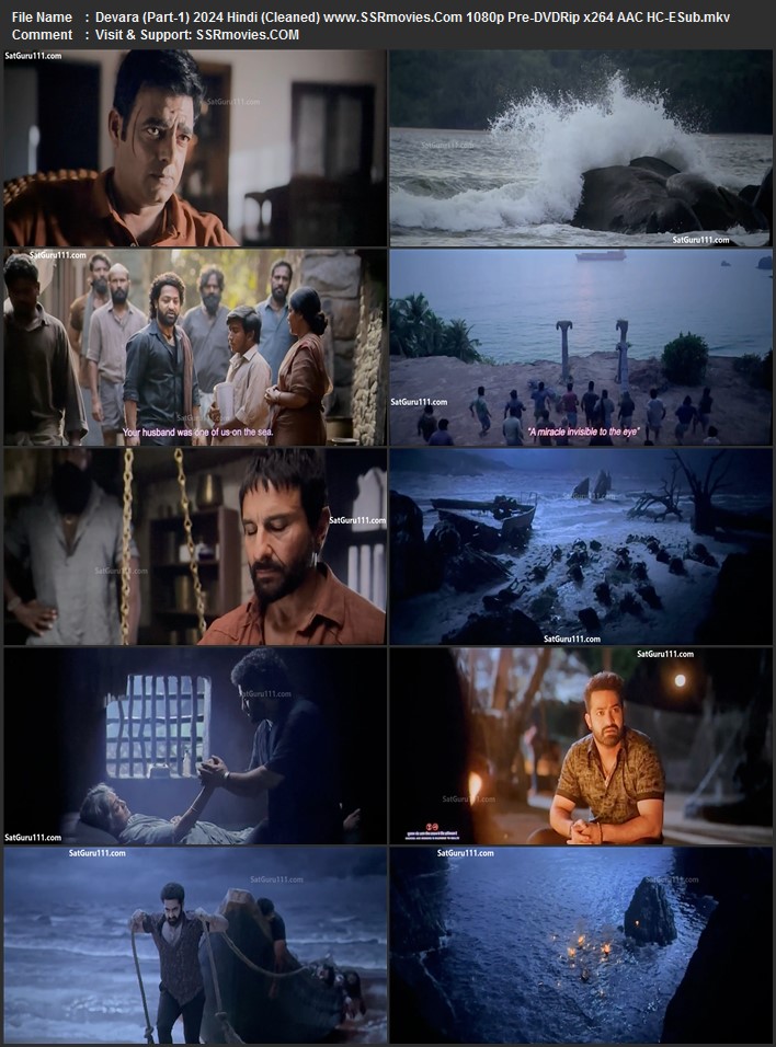 Devara Part 1 2024 Hindi (Cleaned) 1080p 720p 480p Pre-DVDRip x264 HC-ESub Full Movie Download