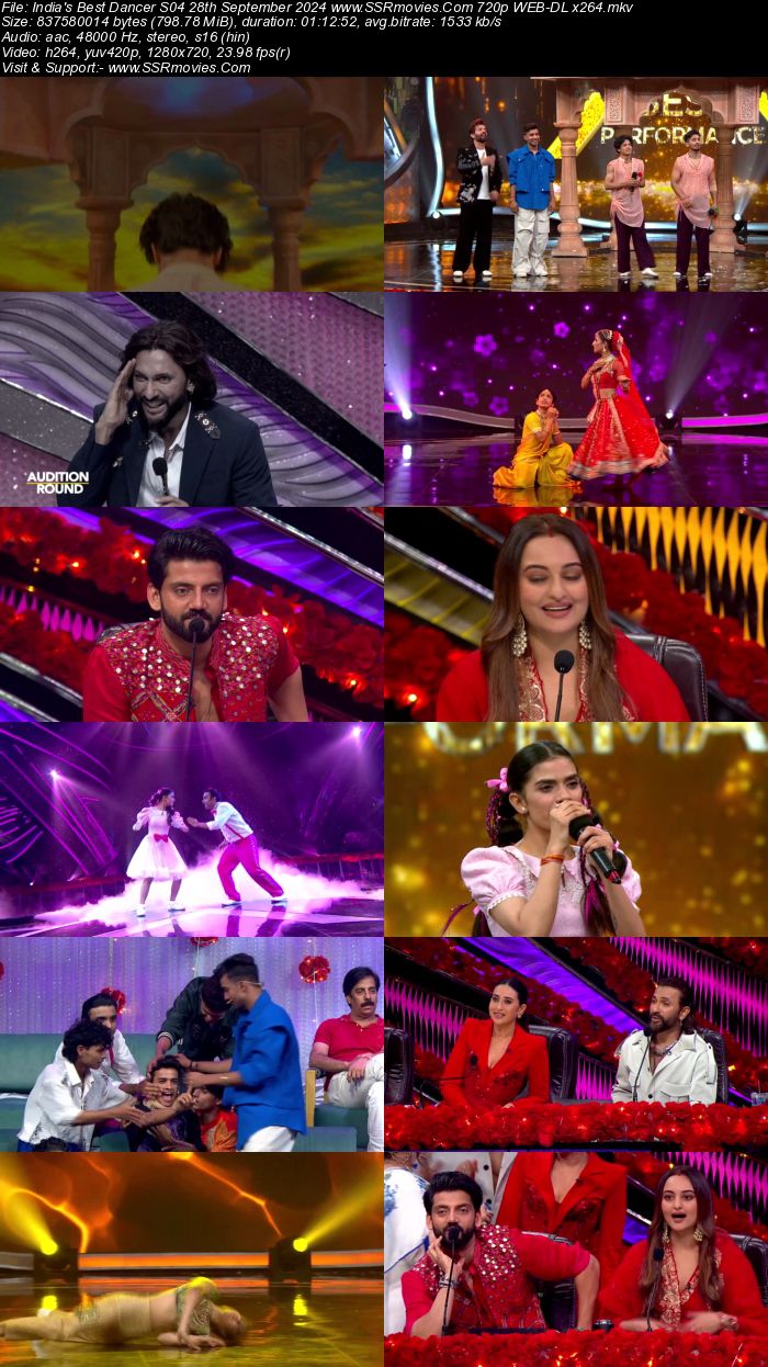 India's Best Dancer S04 28th September 2024 720p 480p WEB-DL x264 Watch and Download