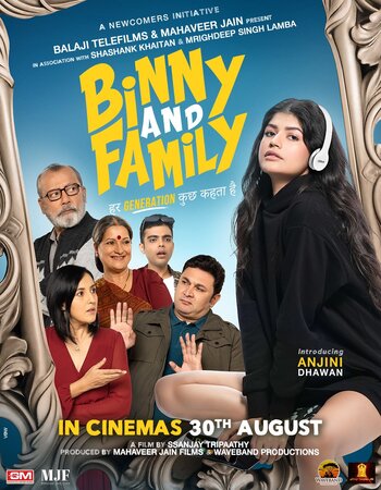 Binny and Family 2024 V2 Hindi [Cleaned] 720p 1080p HQ HDTS 3.3GB Download