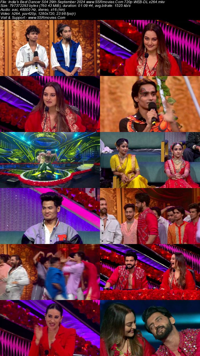 India's Best Dancer S04 29th September 2024 720p 480p WEB-DL x264 Watch and Download