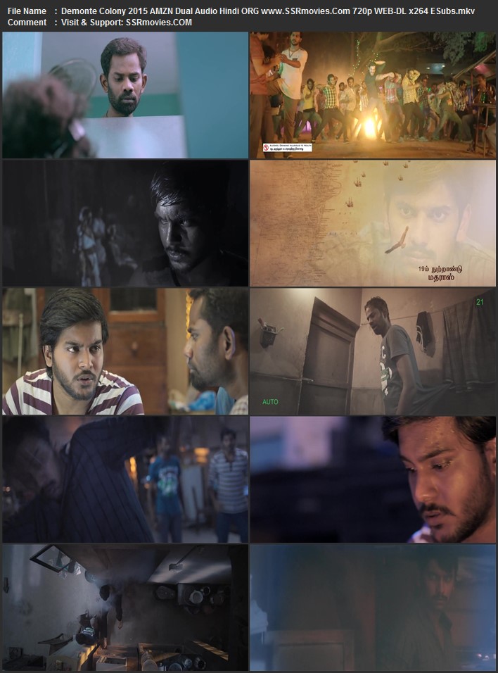 Demonte Colony 2015 Dual Audio Hindi ORG 1080p 720p 480p WEB-DL x264 ESubs Full Movie Download