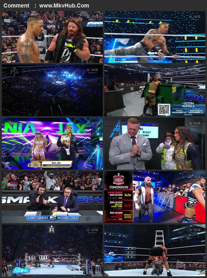 WWE Friday Night SmackDown 4th October 2024 720p 1080p WEBRip x264 3GB Download