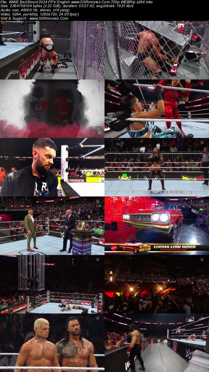 WWE Bad Blood 2024 PPV 1080p 720p 480p WEBRip x264 Watch & Download