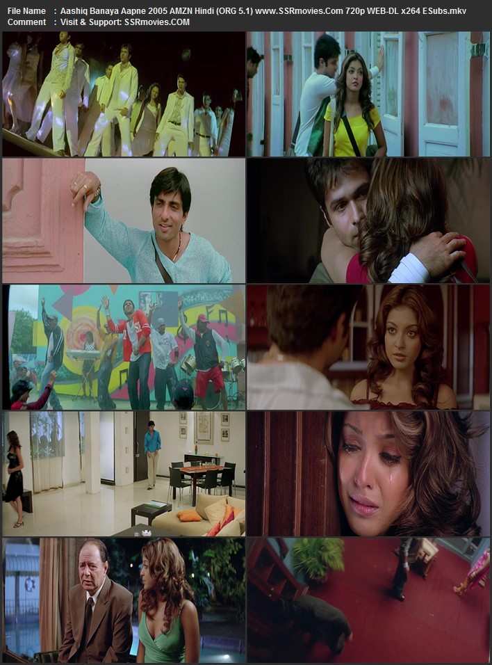 Aashiq Banaya Aapne: Love Takes Over 2005 Hindi (ORG 5.1) 1080p 720p 480p WEB-DL x264 ESubs Full Movie Download