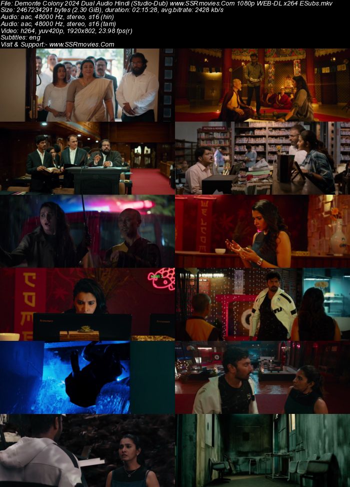 Demonte Colony 2 2024 Dual Audio Hindi (Studio-Dub) 1080p 720p 480p WEB-DL x264 ESubs Full Movie Download