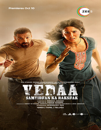 Vedaa 2024 Hindi [ORG 5.1] 720p 1080p WEB-DL ESubs Download