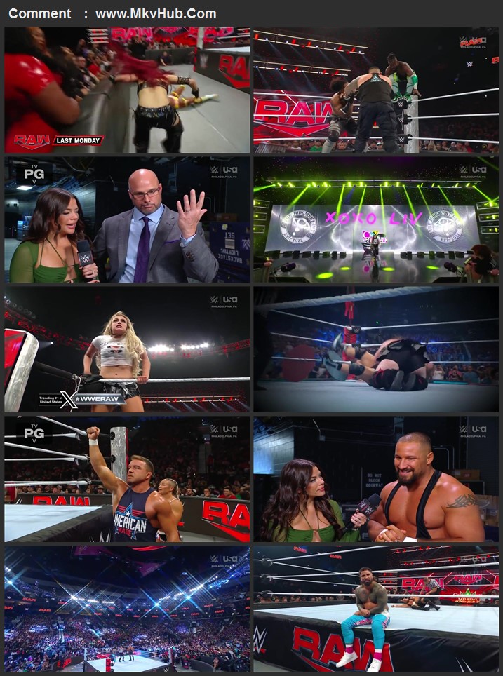 WWE Monday Night Raw 21st October 2024 720p 1080p WEBRip x264 Download