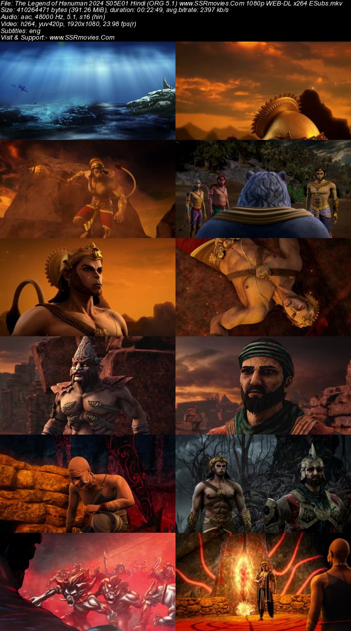 The Legend of Hanuman 2024 S05 Complete Hindi (ORG 5.1) 1080p 720p 480p WEB-DL x264 ESubs Download