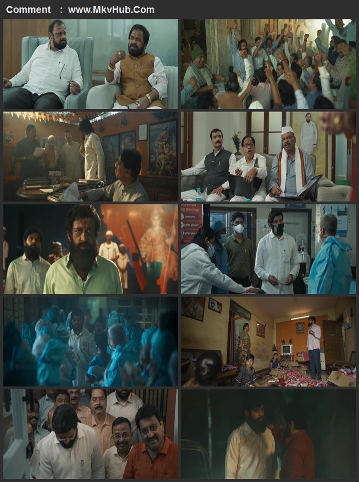 Dharmaveer 2 - Mukkam Post Thane 2024 Dual Audio [Hindi-Marathi] ORG 5.1 720p 1080p WEB-DL ESubs Download