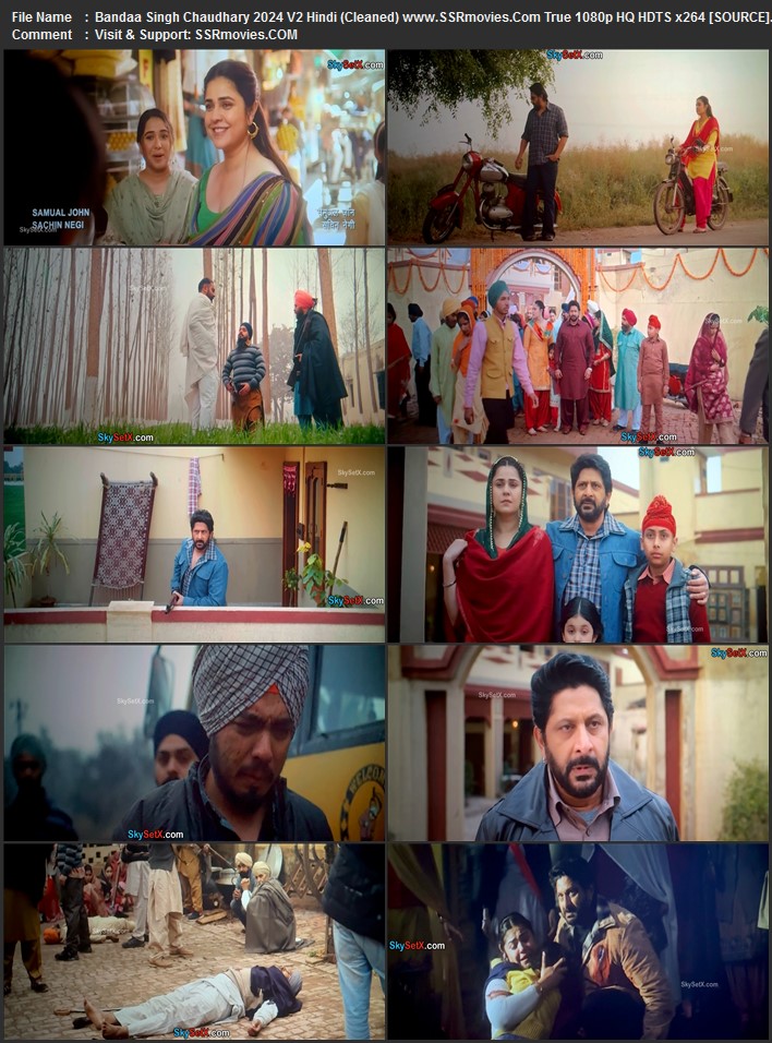 Bandaa Singh Chaudhary 2024 V2 Hindi (Cleaned) 1080p 720p 480p HQ HDTS x264 Full Movie Download