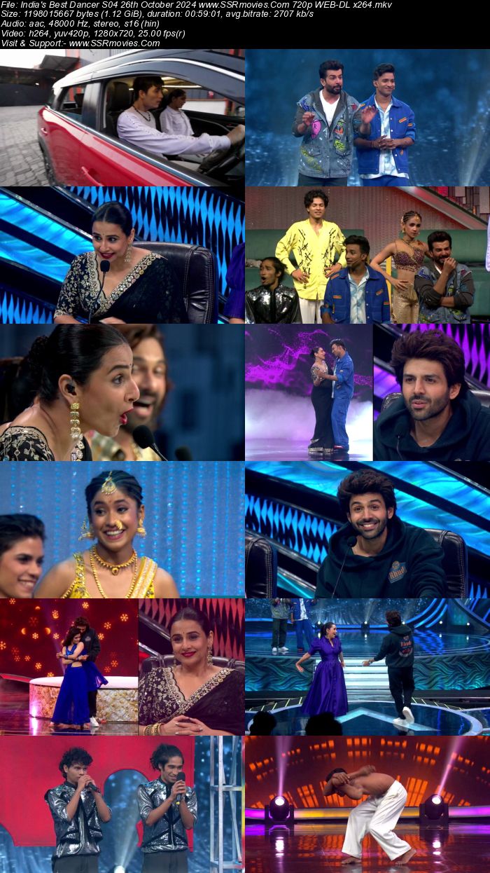 India's Best Dancer S04 26th October 2024 720p 480p WEB-DL x264 Watch and Download