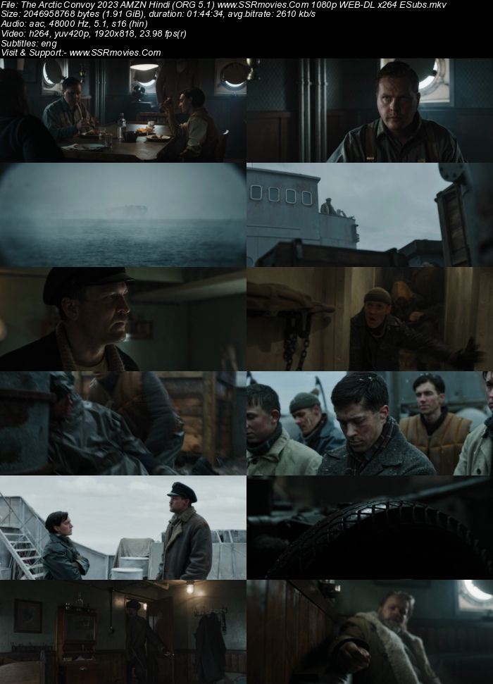 The Arctic Convoy 2023 AMZN Hindi (ORG 5.1) 1080p 720p 480p WEB-DL x264 ESubs Full Movie Download